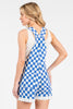 Blue Checkered Overalls