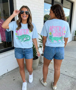 Later Gator, After While Crocodile graphic tee