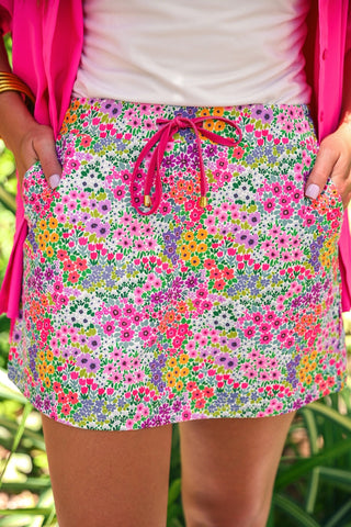 PREORDER- Falling for Florals Skort