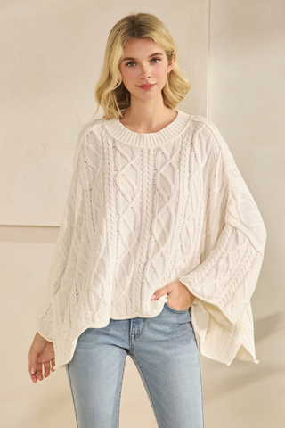 Knitted Sailors Knot round neck sweater