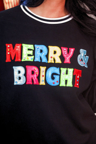 PREORDER- Merry & Bright Foil Pullover