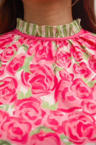 Lana Top- Sweet Roses