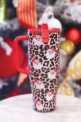 PREORDER- Santa Safari Chic Sleek Tumbler