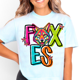 Mascot Friday Night Neon Graphic Tee-- ADULT SIZES