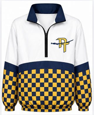 Pine Tree On the Go Pullover- Checkered with PT logo