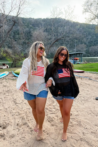 Blakely Freedom Flag Patch Pullover