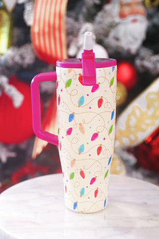 PREORDER- Wrapped in Lights Sleek Tumbler