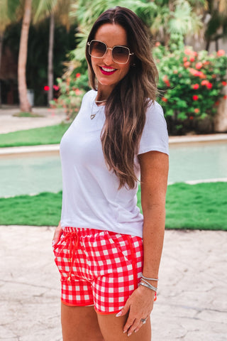 Gingham Everyday Shorts