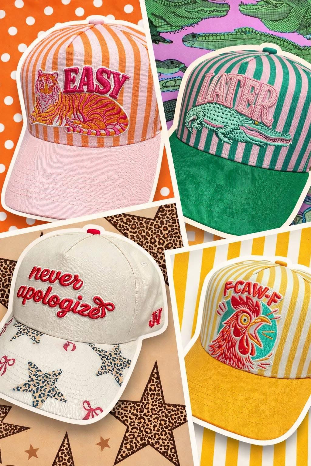 Striped Summer Hats – Rising Phoenix