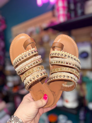 Boho Champagne Sandals