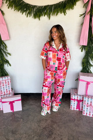 Blakely Christmas Morning Pajama Set, Presents