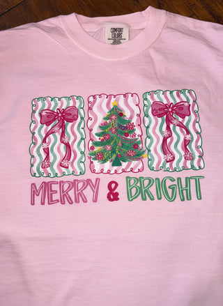 Merry & Bright graphic tee