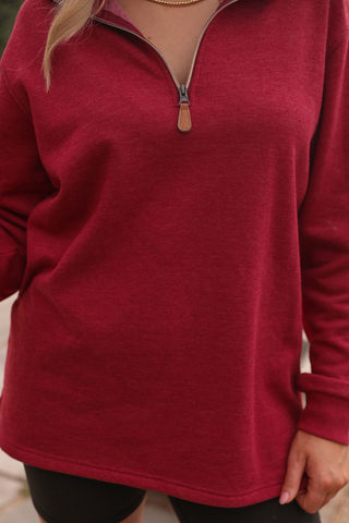 Miley Quarter Zip Pullover