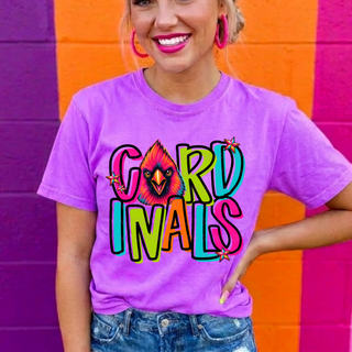 Mascot Friday Night Neon Graphic Tee-- ADULT SIZES