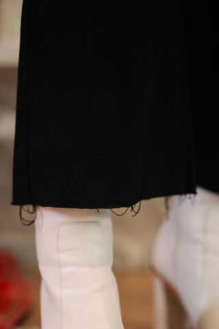 PREORDER- Just Vibing Denim Pants- Black
