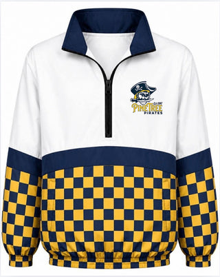 Pine Tree On the Go Pullover- Checkered with Pirate logo