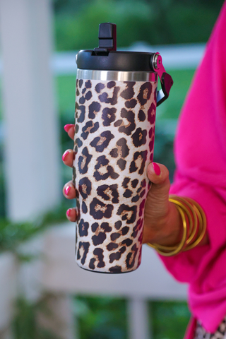 Safari Chic Travel Tumbler