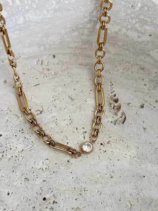 Melissa Necklace by Chansuttpearls- gold