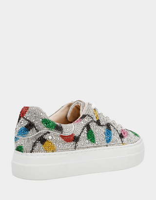 Betsey Johnson Multi Light bling sneakers