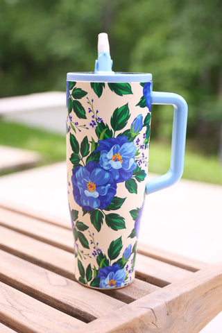 Caroline Floral Sleek Tumbler