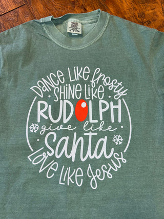 Dance like Frosty graphic tee