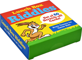 Lunch Box Riddles Scratch-Off Deck (Set of 60 cards)