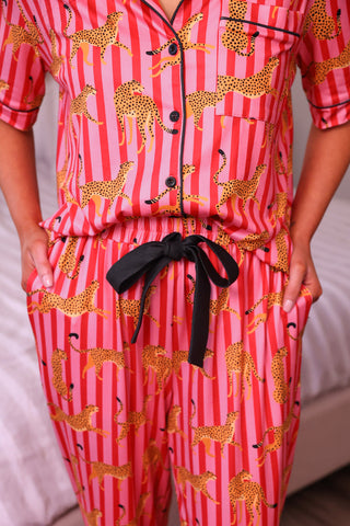PREORDER- Savanna Soirée Ruffle Pajama Set
