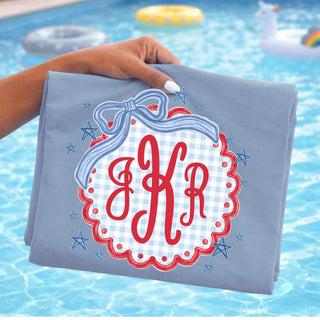 Patriotic Monogram graphic tee