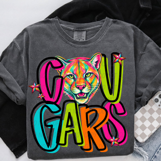 Mascot Friday Night Neon Graphic Tee-- ADULT SIZES
