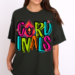 Mascot Friday Night Neon Graphic Tee-- ADULT SIZES