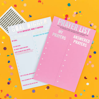 Goal Setting Notepad - "Goal Digger" - 20 Perforated Sheets