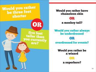 Would You Rather?  Kids book