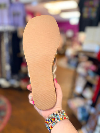 Very G Nalani Silver bling sandals