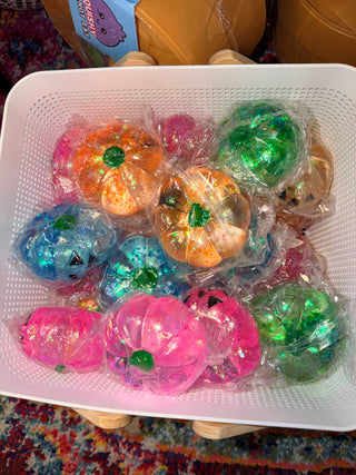 Pumpkin Glitter Squishie