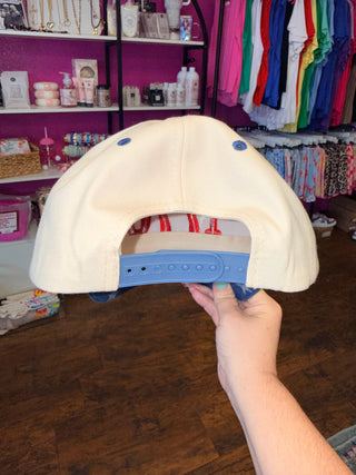 1776 Embroidered Hat with Denim Star Brim