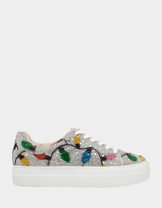Betsey Johnson Multi Light bling sneakers