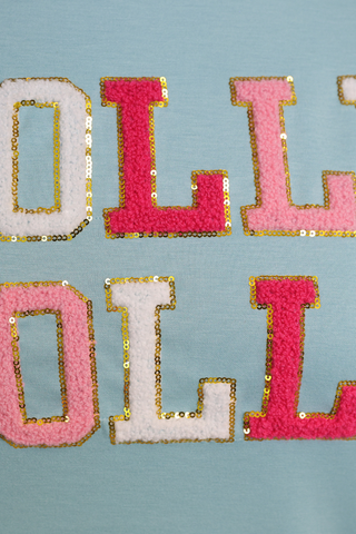 Holly Jolly Patch Luxe Pullover