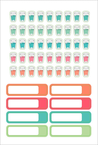 Essentials Dotted Journal Planner Stickers