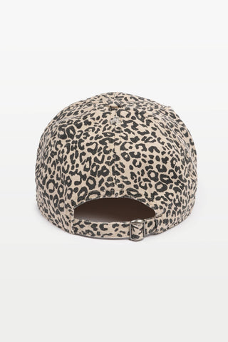 GAMEDAY Chenille Patch Leopard Baseball Cap: Leopard