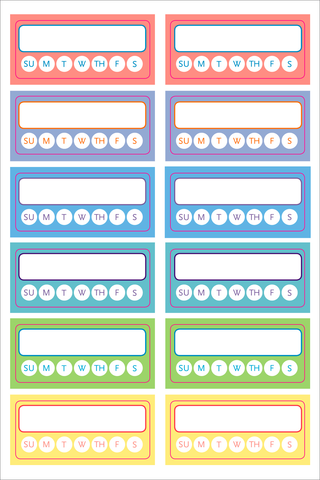 Essentials Habit Tracker Planner Stickers