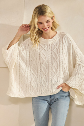 Knitted Sailors Knot round neck sweater