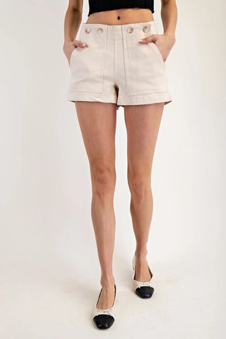 EE Some Natural denim shorts