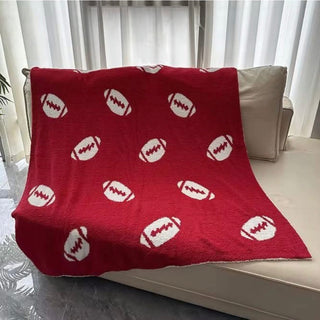 Football Pattern Blanket, 50" x 60"