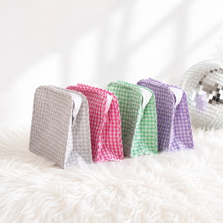 Nylon Gingham Bags
