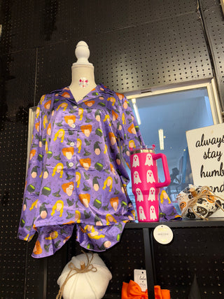 Hocus Pocus Satin Pajamas