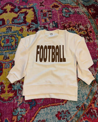 Football corded sweatshirt