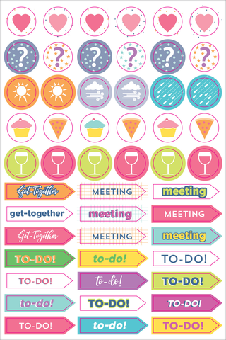 Essentials Weekly Planner Stickers