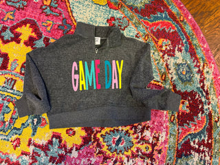 Game Day cropped sweatshirt