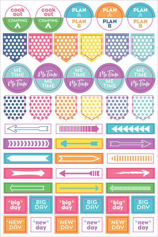 Essentials Weekly Planner Stickers