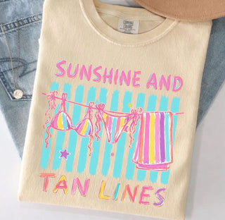 Sunshine & Tan LinesGraphic Tee